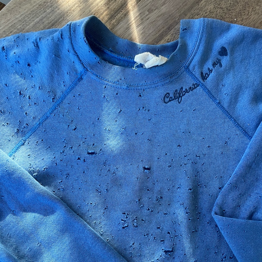 I STOLE MY BOYFRIENDS SHIRT - CALIFORNIA SWEATSHIRT